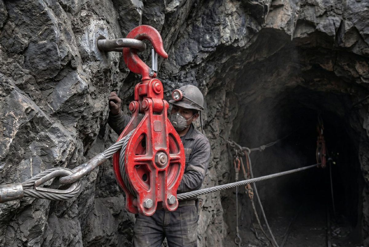 Pastecas mineras y cable de acero suministrados a Compañía Minera Lincuna