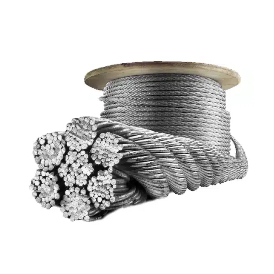 Cable de acero tipo Cobra 6x19 en carrete